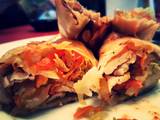 A picture of Baked vegetable pork rolls.