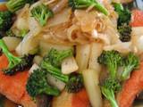 A picture of Japanese-style Salmon and Vegetable Marinade.