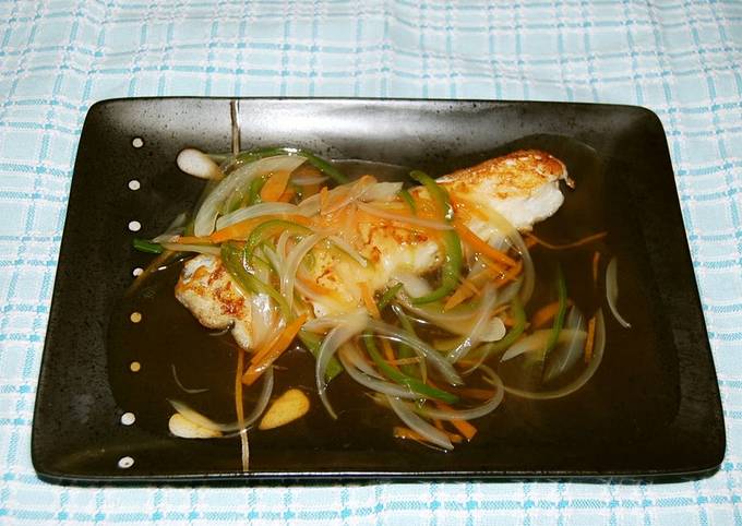 A picture of Easy to Make ・・Cod with Vegetable An-Sauce.