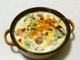 A picture of Vegetables au Gratin with Okara Béchamel Sauce.