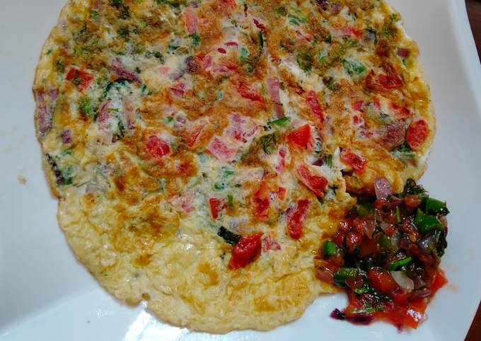 A picture of Tomato Omelette.