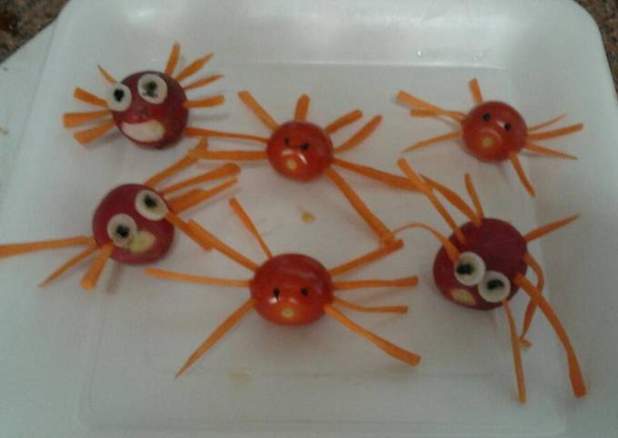 A picture of Ladybirds Halloween Vegetables.