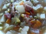 A picture of Homemade Ham & Vegetable Soup.