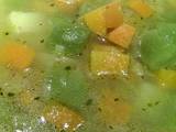 A picture of Vegetable soup.