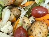 A picture of Grill Vegetables 🥗 in aluminium foil.