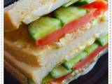 A picture of Vegetable Sandwich.