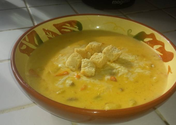 A picture of Creamy Vegetable Soup.