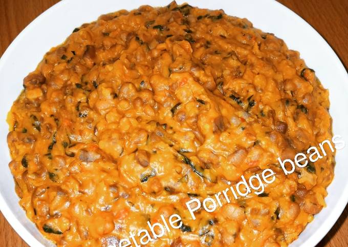 A picture of African Vegetable porridge beans (Ewa asepo).