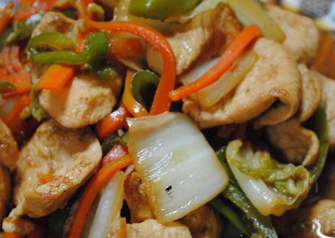 A picture of Chicken and Vegetable Stir-fry.