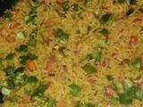 A picture of Vegetable fried rice.