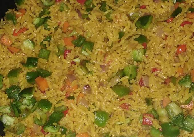 A picture of Vegetable fried rice.