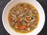 A picture of Easy Chicken Vegetable and Noodle Soup.