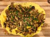 A picture of Vegan Mushroom Stew on Polenta.