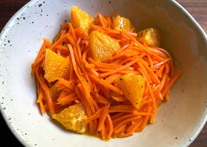 A picture of Carrot & Orange Salad.