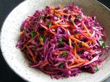 A picture of Mexican Inspired Red Cabbage Salad.