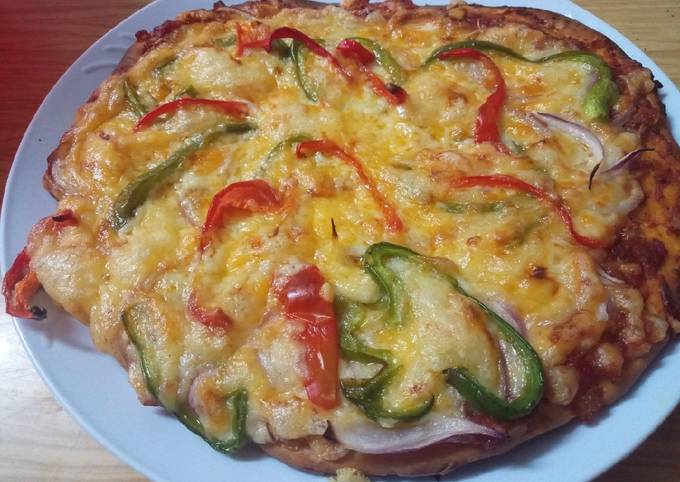 A picture of Vegetable Pizza.