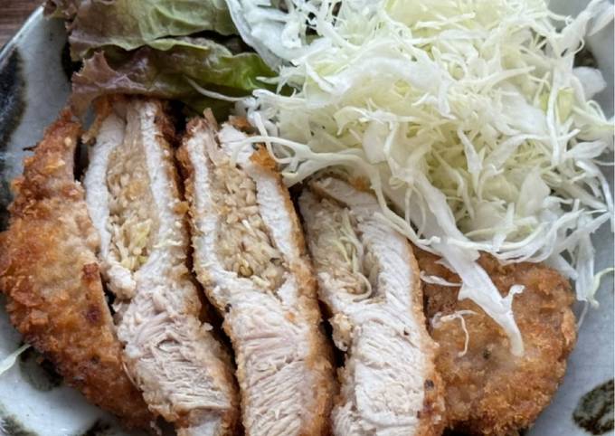 A picture of Cabbage Tonkatsu.