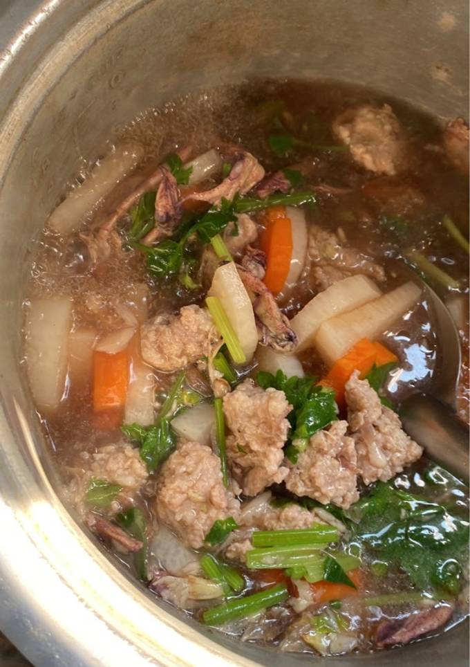 รูปของ ต้มจืดปลาหมึกแห้งหมูสับ