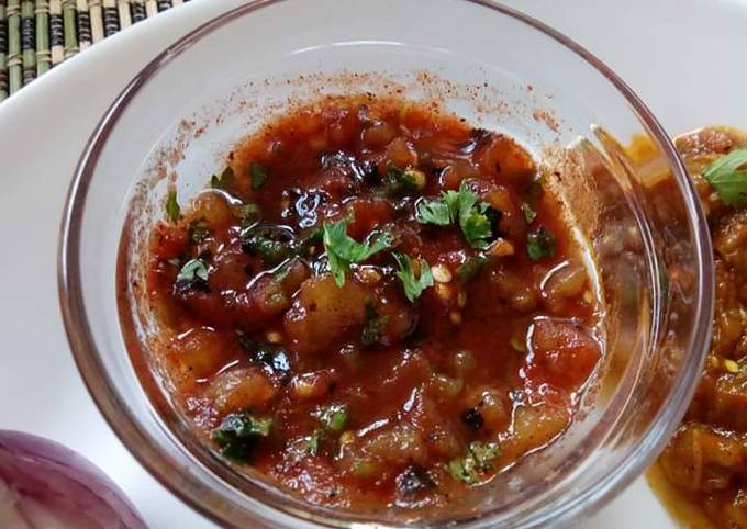 A picture of Tomato Chutney#themechallenge.