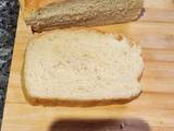 A picture of Homemade Sandwich ("sliced") Bread.