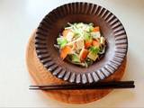 A picture of Koya-Tofu(freeze-dried tofu) and Vegetable Stir Fry.