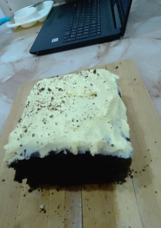 A picture of Simple chocolate cake.