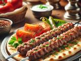 A picture of Adana Kebab.