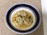 A picture of Vegetarian Wonton Soup🥟🍲.