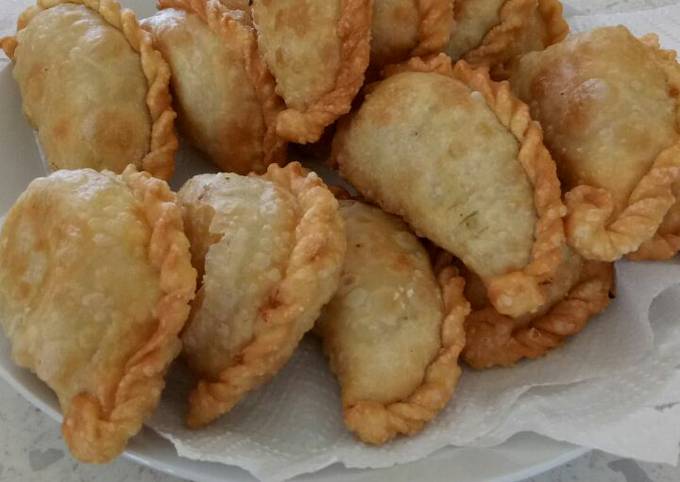 A picture of Fried Vegetable Pastry (Pastel) *Vegetarian/Vegan.