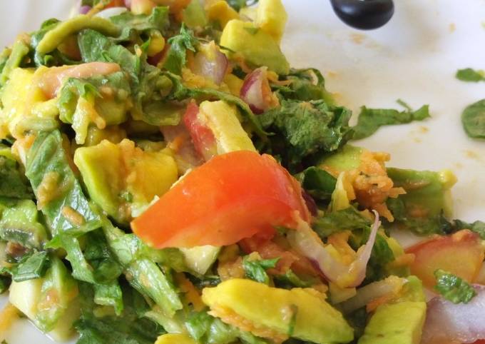 A picture of Avocado Tomato Salad.