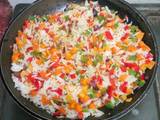 A picture of Vegetable rice.