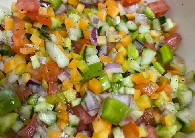 A picture of Vegetable salsa.