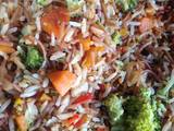 A picture of Rice with Vegetables.