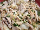 รูปของ ไก่นึ่งขิงและต้นหอม