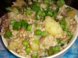 A picture of Instant vegetable pilau.