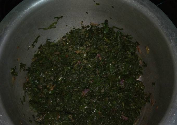 A picture of Traditional Greens (Mboga Kienyeji).