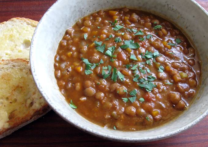 A picture of Lentil & Vegetable Soup.