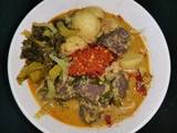 รูปของ ขนมจีนน้ำยาไก่ใส่ปลาร้า