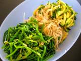 A picture of Basic Namul Banchan (Korean Sesame-Garlic Vegetable Side Dish).