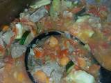 A picture of Beef and Vegetable Soup.