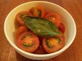 A picture of Marinade cherry tomatoes.