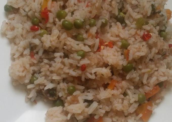 A picture of Vegetables rice.