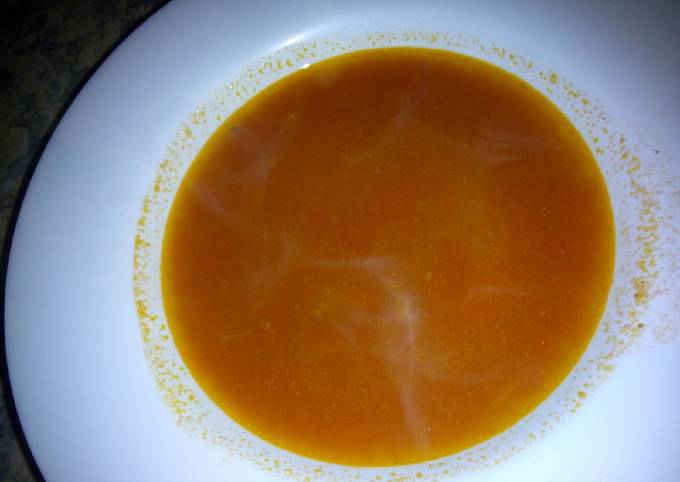 A picture of Flavorful Tomato soup #AuthorMarathon.