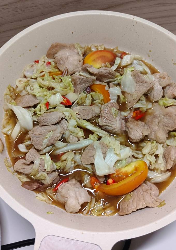 รูปของ ผัดกะหล่ำหมู