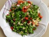 A picture of Simple vegetable salad.