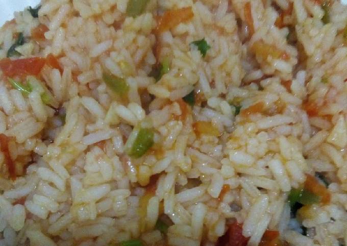 A picture of Vegetable rice
#vegetablecontest.