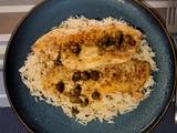 A picture of E!'s Chicken Piccata with Capers.