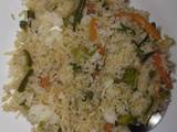 A picture of Vegetable stir fried rice #creativerice.