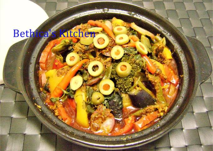 A picture of Moroccan Vegetable Tagine.