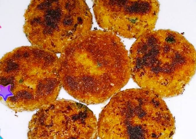 A picture of Vegetable cutlet.